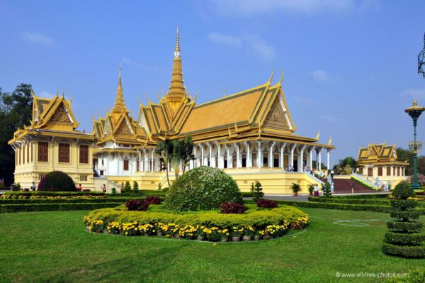Palais Royal de Phnom-Penh au Cambodge,